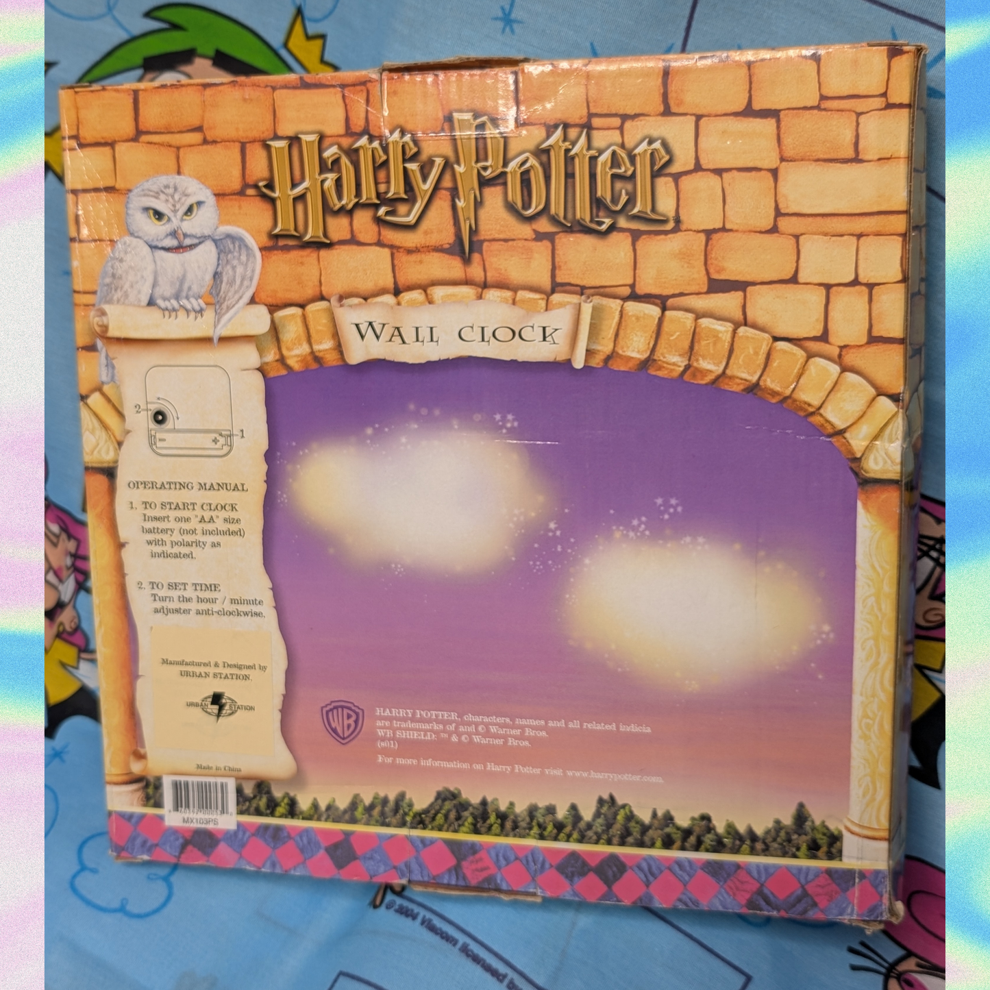 2001 Official Harry Potter Wall Clock