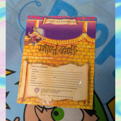 2001 Official Harry Potter Wall Clock